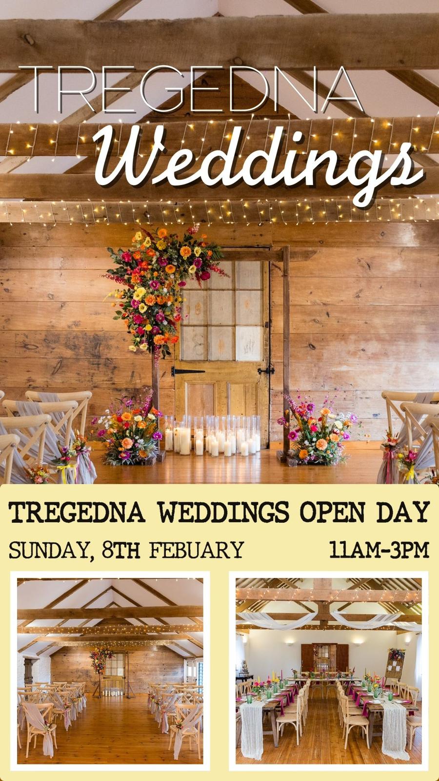 wedding Venue Open Day Tregedna